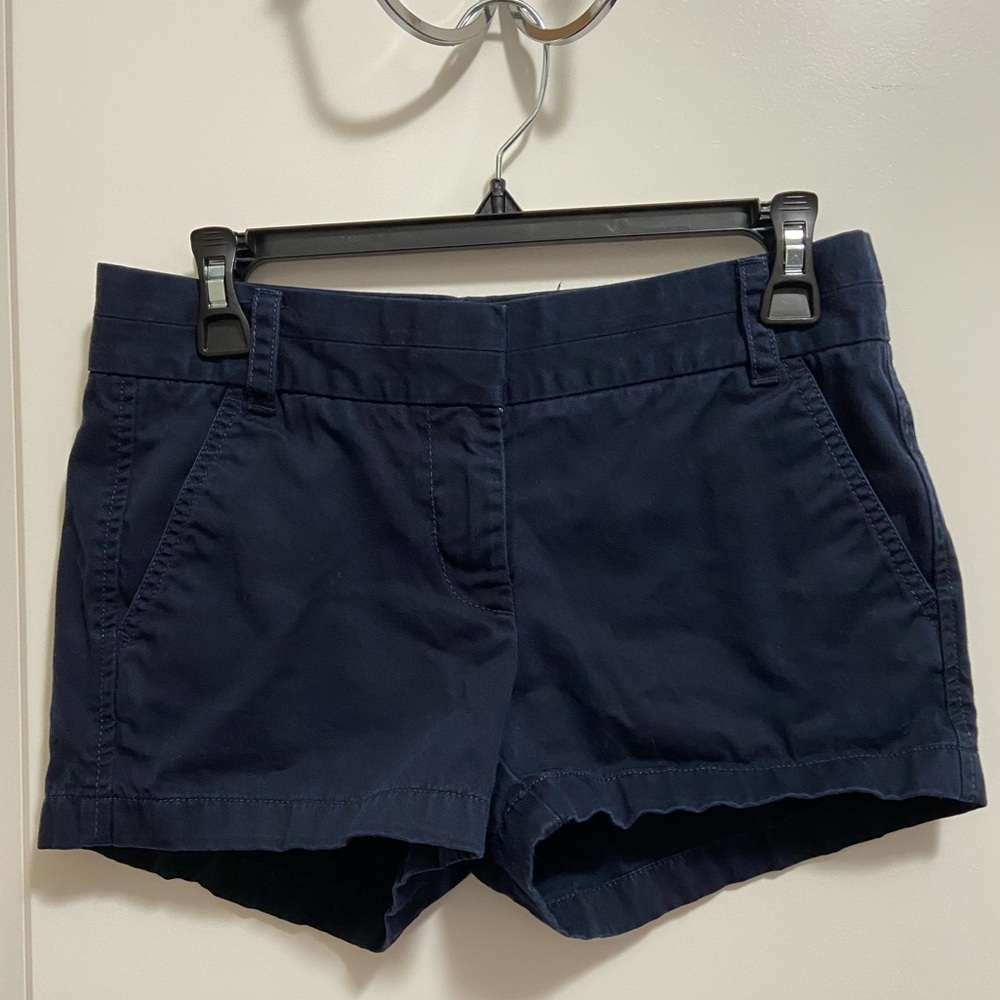 J. Crew Size 0 Navy 4 inch Chinos